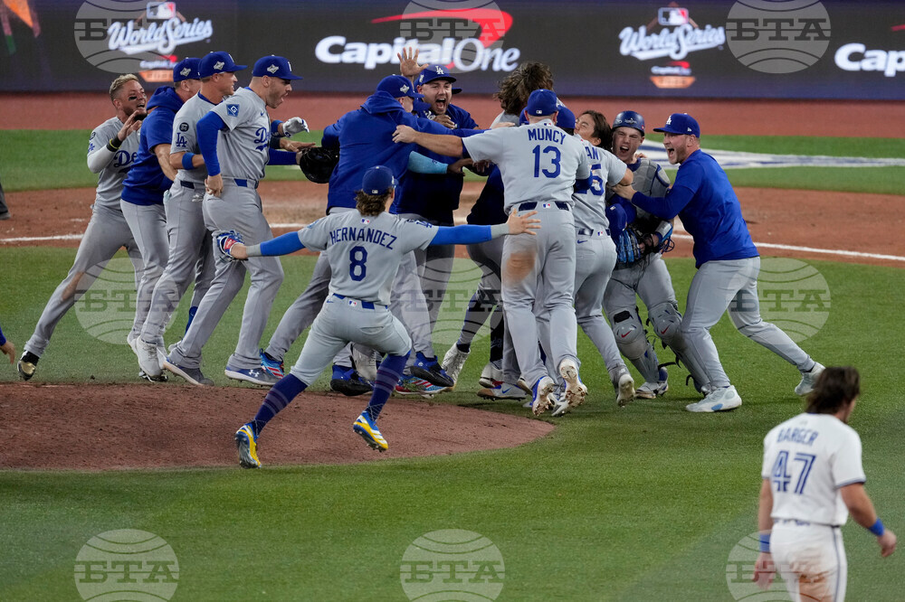 APTOPIX World Series Dodgers Blue Jays Baseball