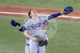 APTOPIX World Series Dodgers Blue Jays Baseball