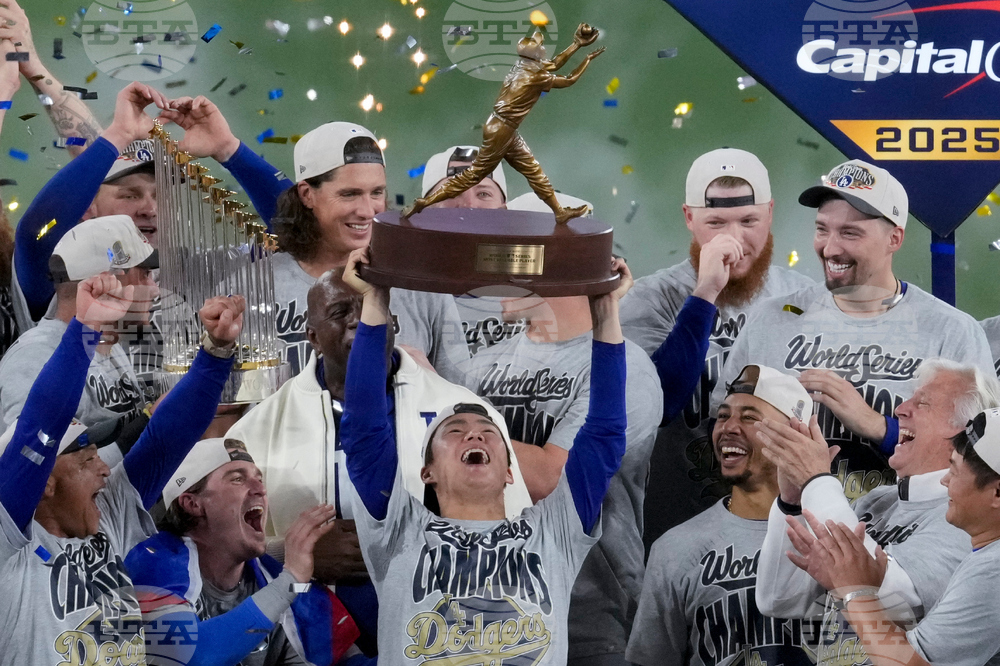 APTOPIX World Series Dodgers Blue Jays Baseball