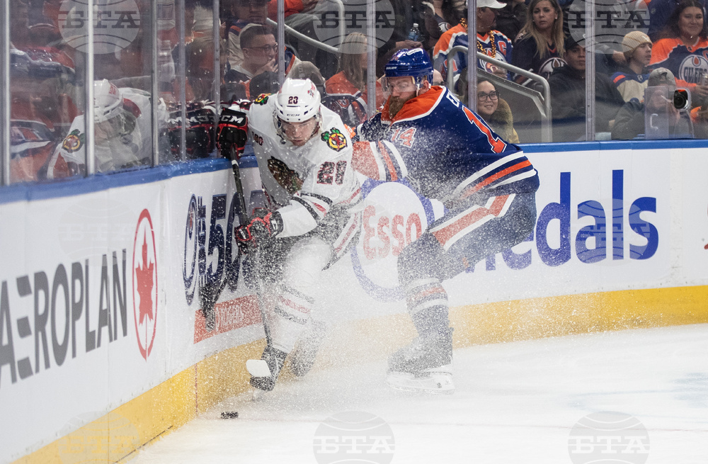 Blackhawks Oilers Hockey