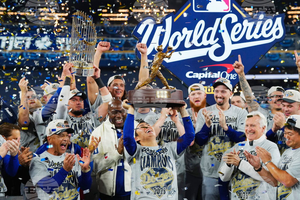 APTOPIX World Series Dodgers Blue Jays Baseball