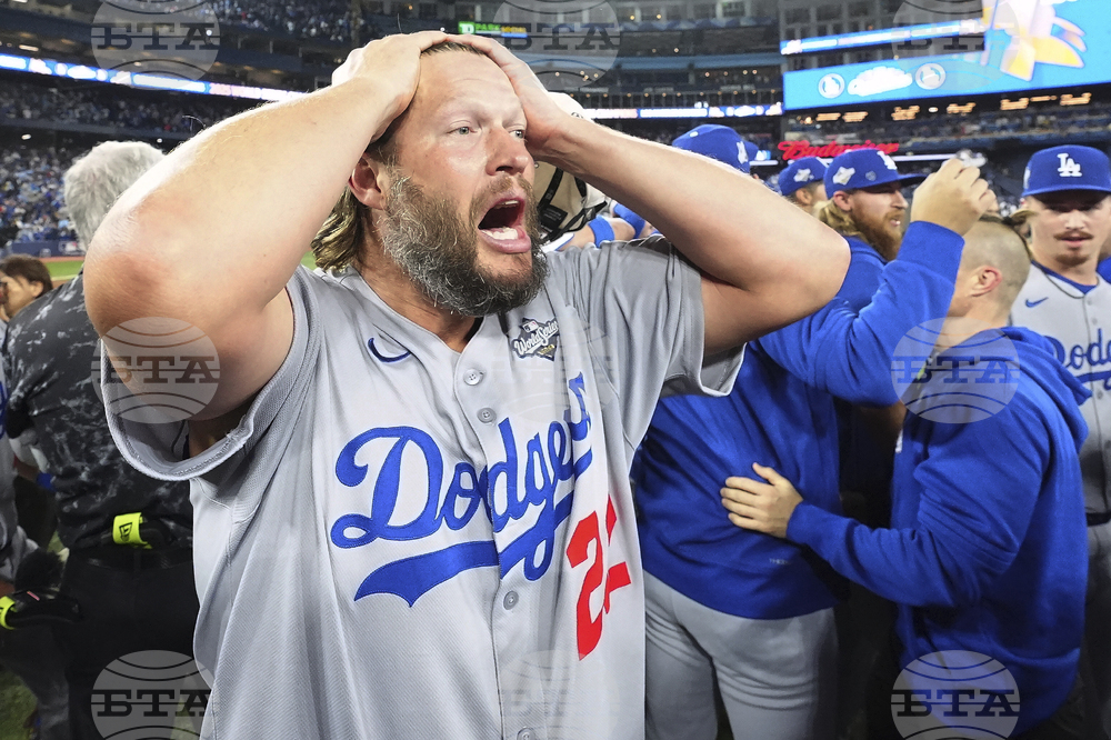 APTOPIX World Series Dodgers Blue Jays Baseball