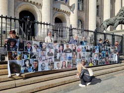 Сдружение „Ангели на пътя“ - протест