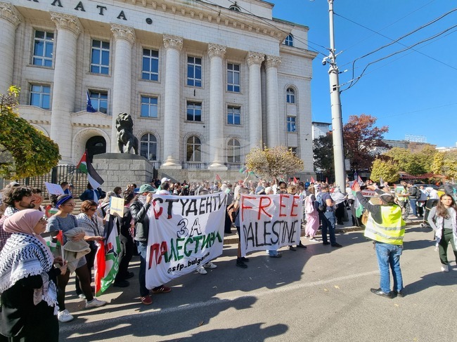 Demonstrators Demand Freedom for Palestine