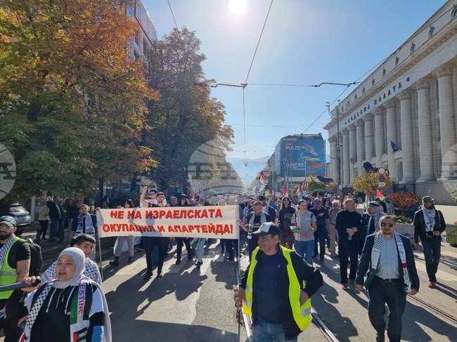 Гражданско шествие - свобода за Палестина