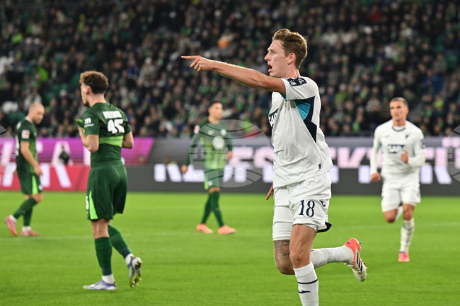 Хофенхайм победи като гост Волфсбург в среща от футболното първенство на Германия