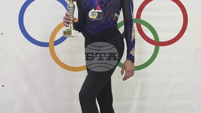 Националката Деница Минкова спечели три медала на турнир по художествена гимнастика в Кипър