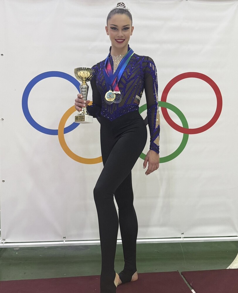 Националката Деница Минкова спечели три медала на турнир по художествена гимнастика в Кипър