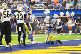 Saints Rams Football