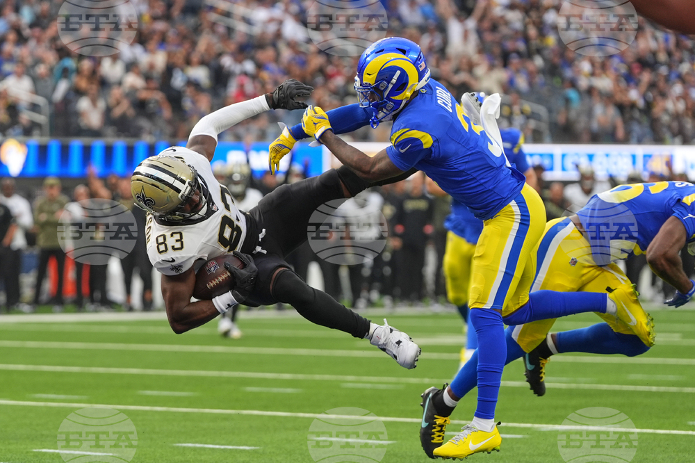 APTOPIX Saints Rams Football