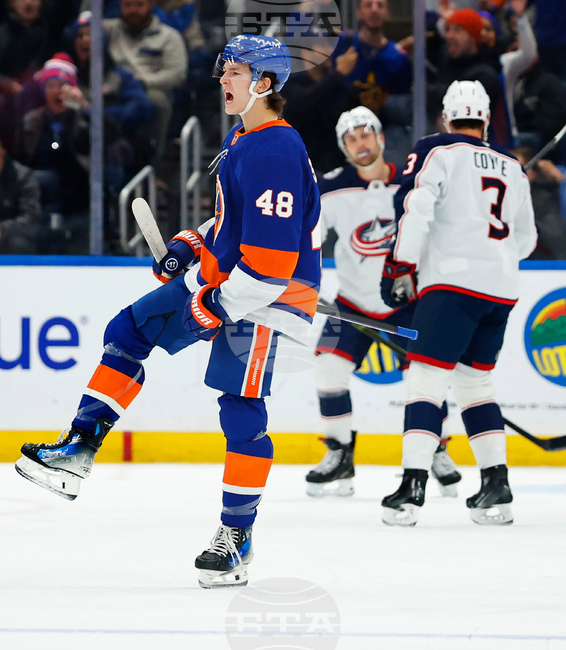 Blue Jackets Islanders Hockey