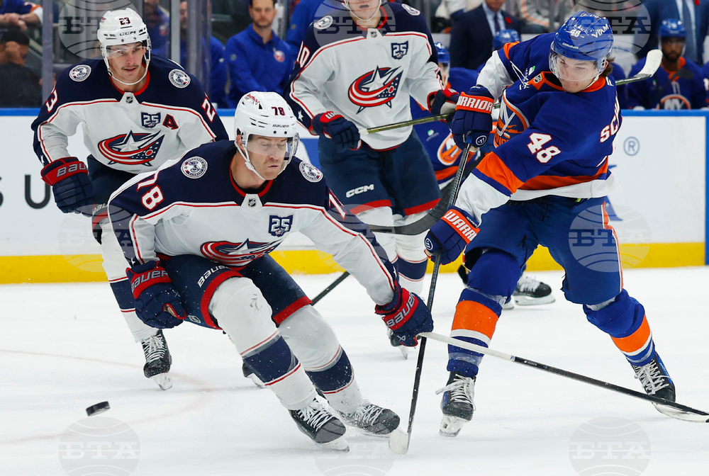 Blue Jackets Islanders Hockey