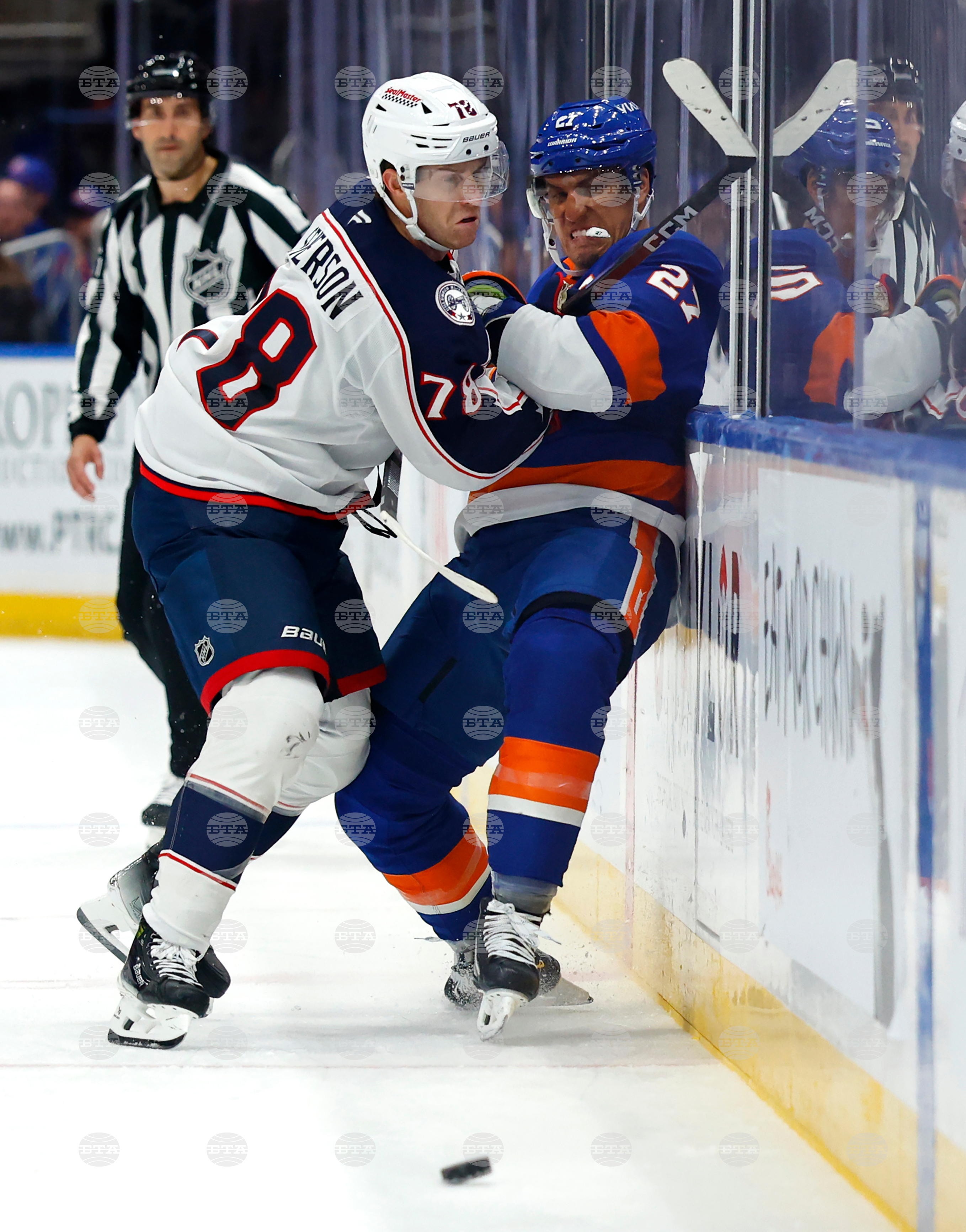 Blue Jackets Islanders Hockey