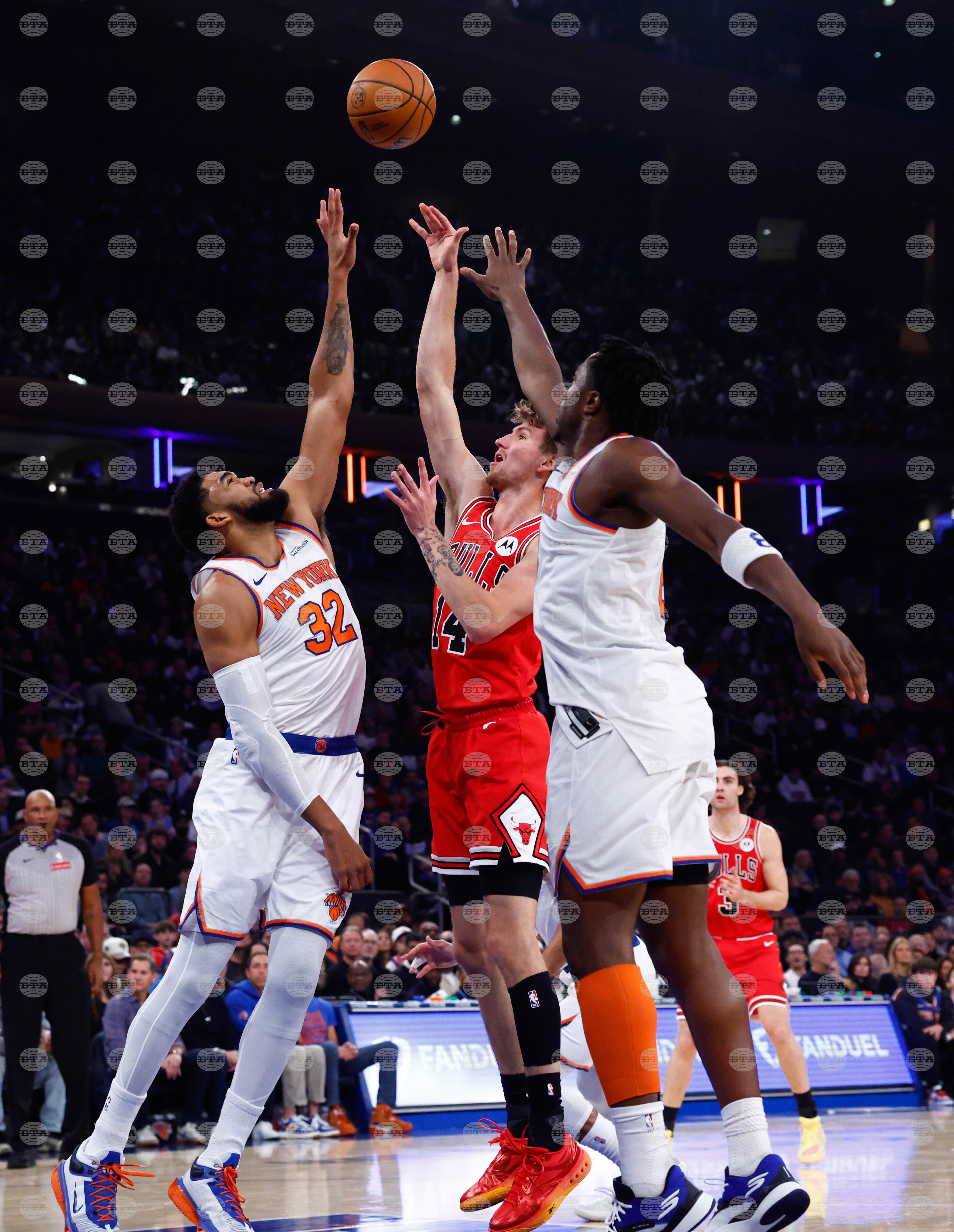 Bulls Knicks Basketball