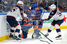 Blue Jackets Islanders Hockey