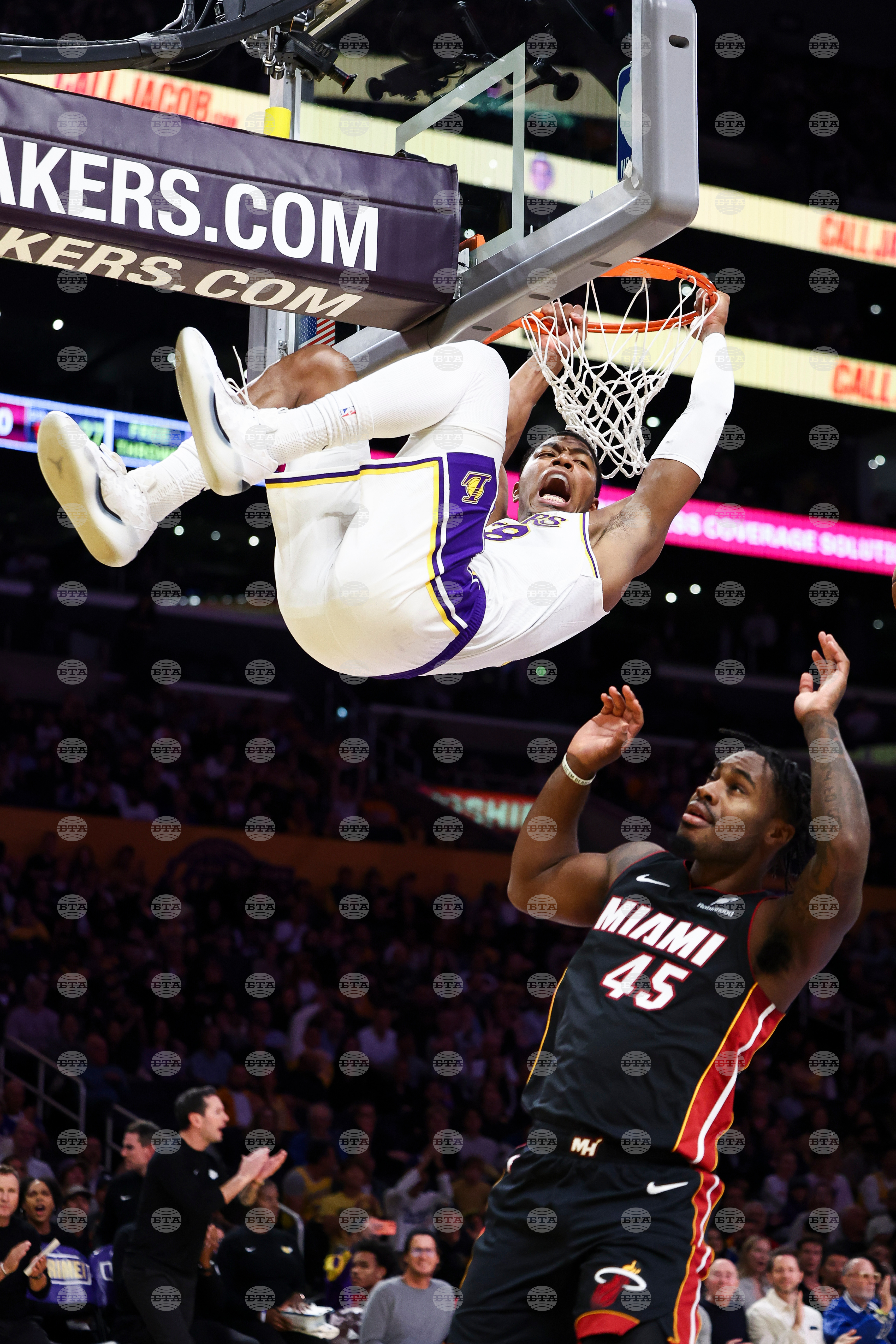 Heat Lakers Basketball