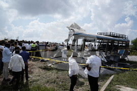 CORRECTION India Bus Accident