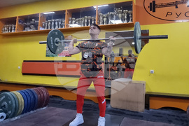 Русе - вдигане на тежести - Дениз Данев - посрещане