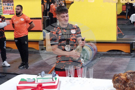 Русе - вдигане на тежести - Дениз Данев - посрещане