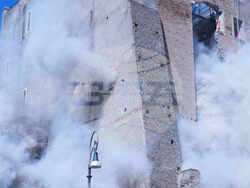 Italy Medieval Tower Collapsed