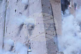 Italy Medieval Tower Collapsed