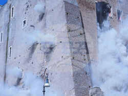 Italy Medieval Tower Collapsed