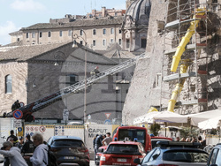 Italy Medieval Tower Collapse