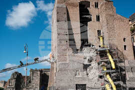 Italy Medieval Tower Collapse
