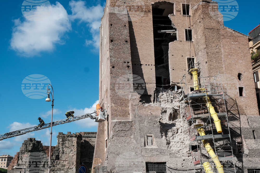 Italy Medieval Tower Collapse