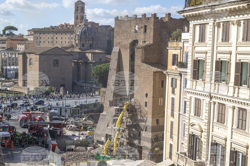 Italy Medieval Tower Collapse