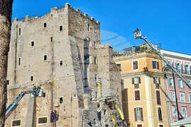 Italy Medieval Tower Collapsed