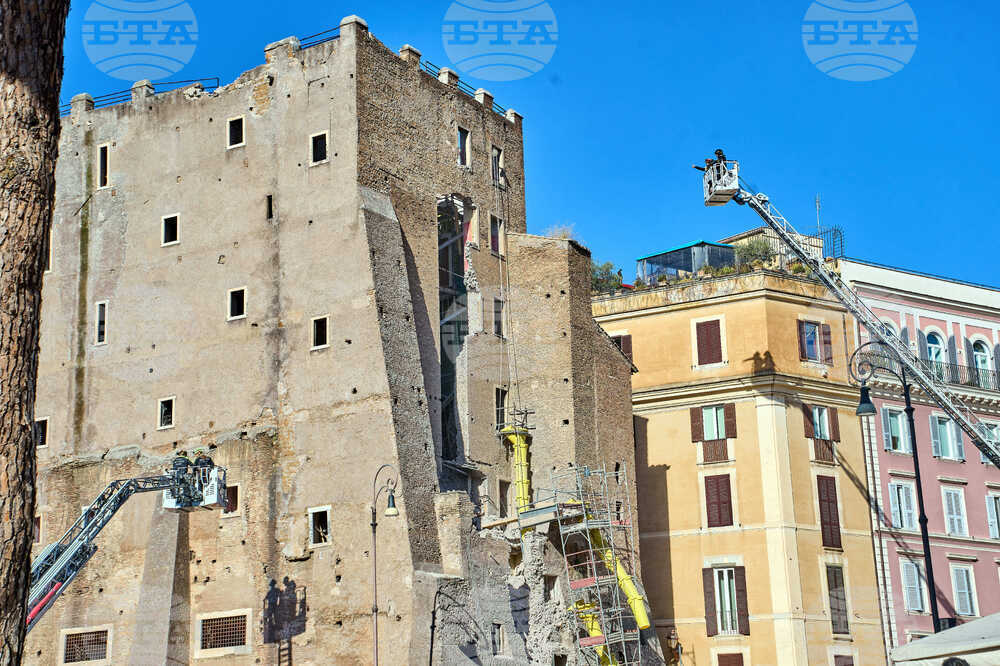 Italy Medieval Tower Collapsed