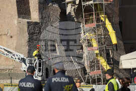 Italy Medieval Tower Collapsed