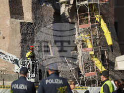 Italy Medieval Tower Collapsed