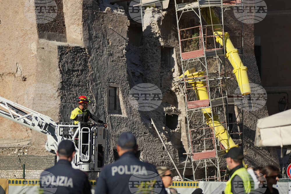 Italy Medieval Tower Collapsed