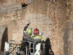 Italy Medieval Tower Collapsed