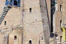 Italy Medieval Tower Collapsed