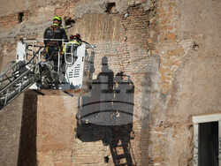 Italy Medieval Tower Collapsed
