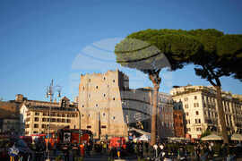 Italy Medieval Tower Collapsed
