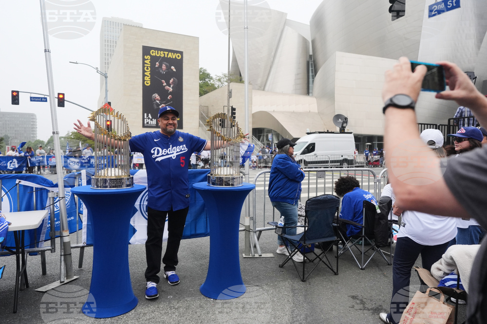 Dodgers Parade Baseball