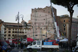 Italy Medieval Tower Collapsed