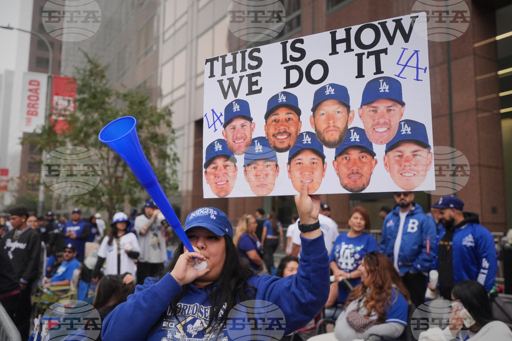 Dodgers Parade Baseball