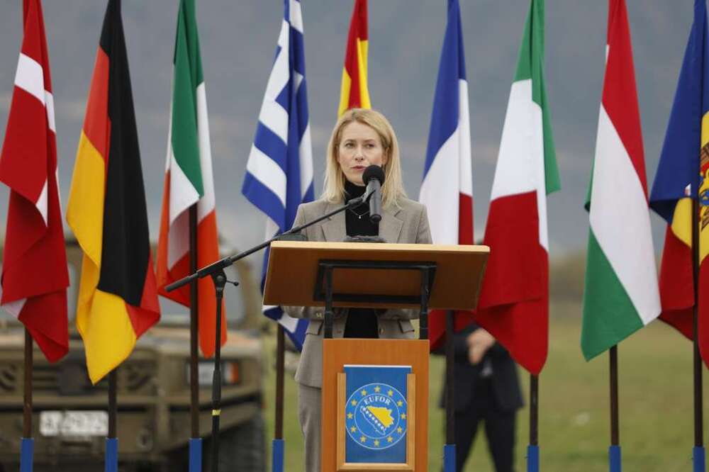 ФЕНА: ЕС няма да позволи вакуум в сигурността в Босна и Херцеговина, каза върховният представител на ЕС Кая Калас