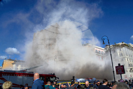 APTOPIX Italy Medieval Tower Collapsed