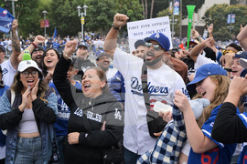 Dodgers Parade Baseball