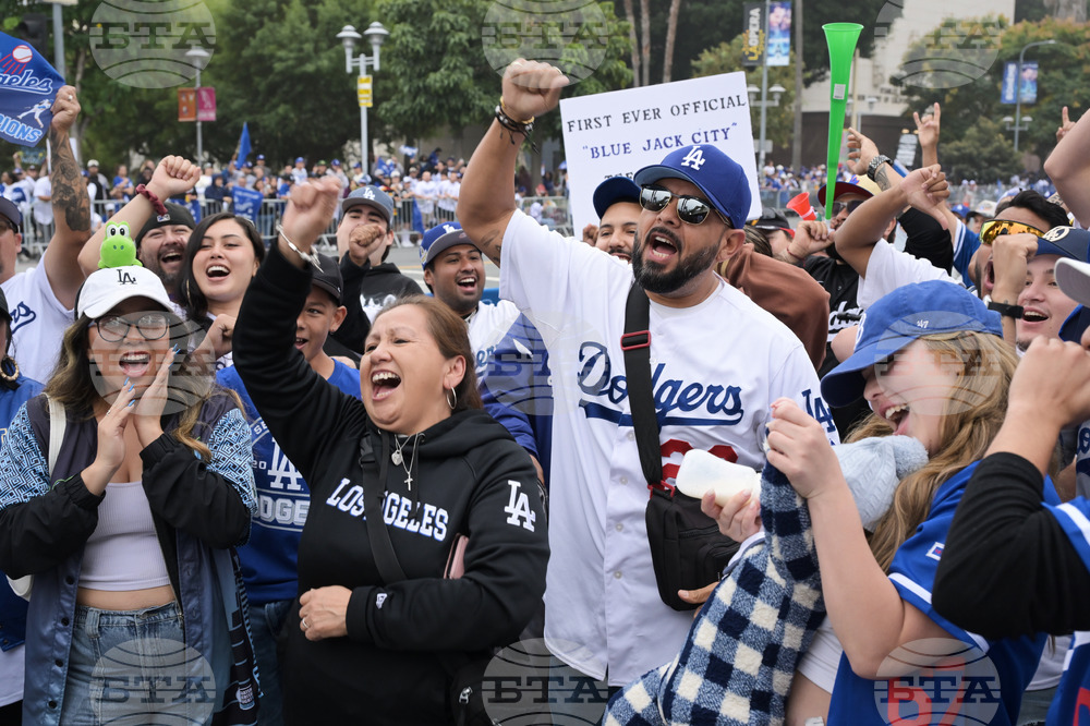 Dodgers Parade Baseball