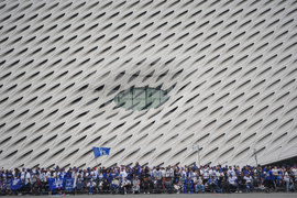 APTOPIX Dodgers Parade Baseball