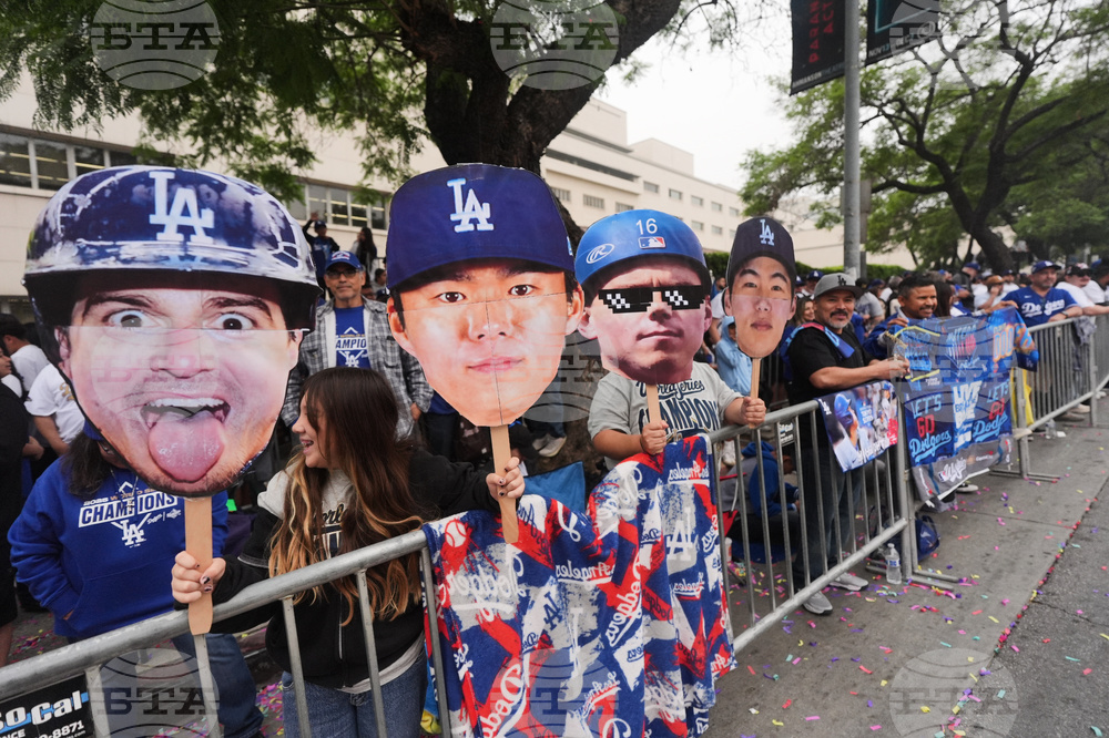 Dodgers Parade Baseball