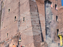 Italy Medieval Tower Collapsed