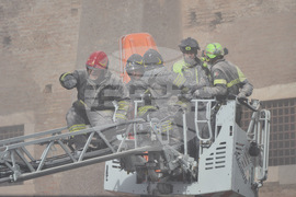 Italy Medieval Tower Collapsed